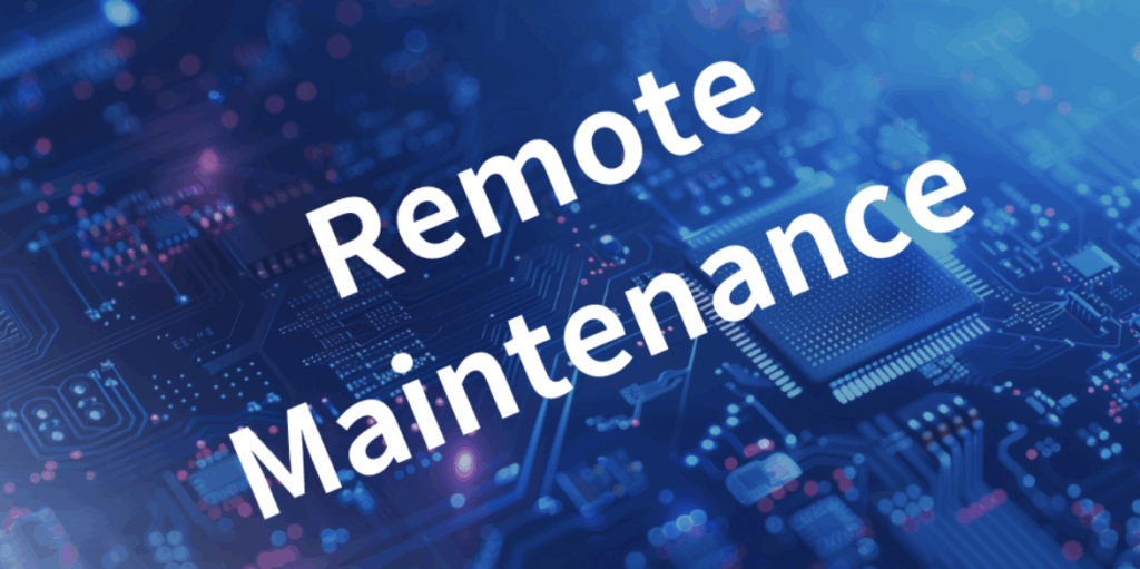 基板イメージに白字で「Remote Maintenance」と斜めに配置したビジュアル