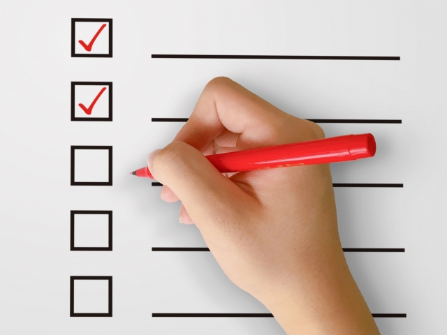 チェックシート