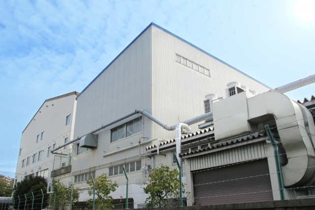食品工場の外観